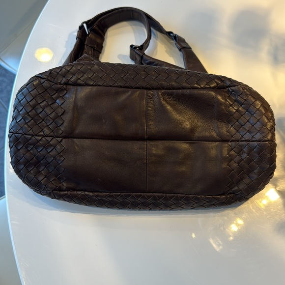 Bottega Veneta Hobo Intrecciato Campana Brown Leather handbag - Picture 15 of 15